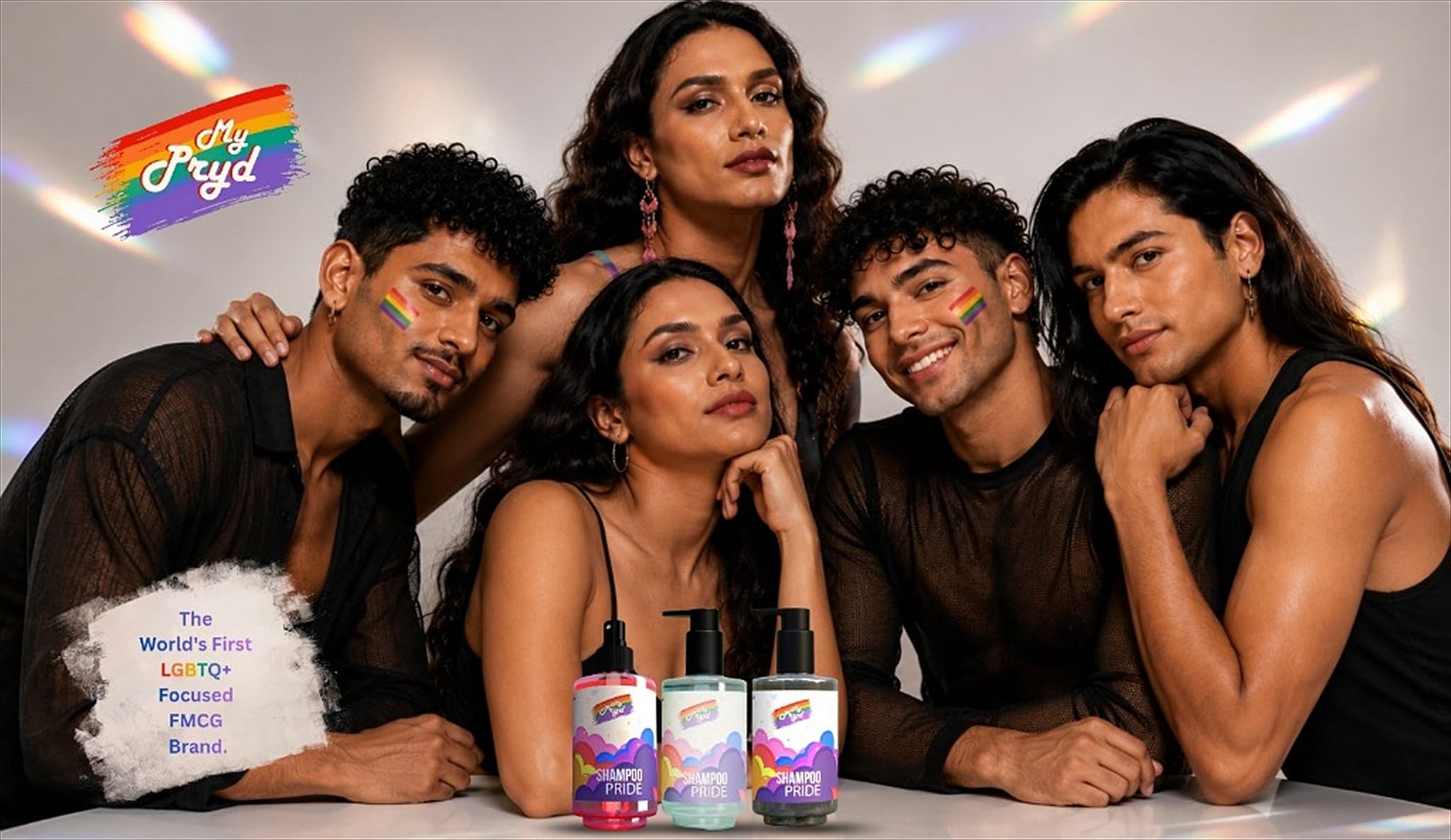 LGBTQ+ community members celebrating authenticity and inclusive personal care